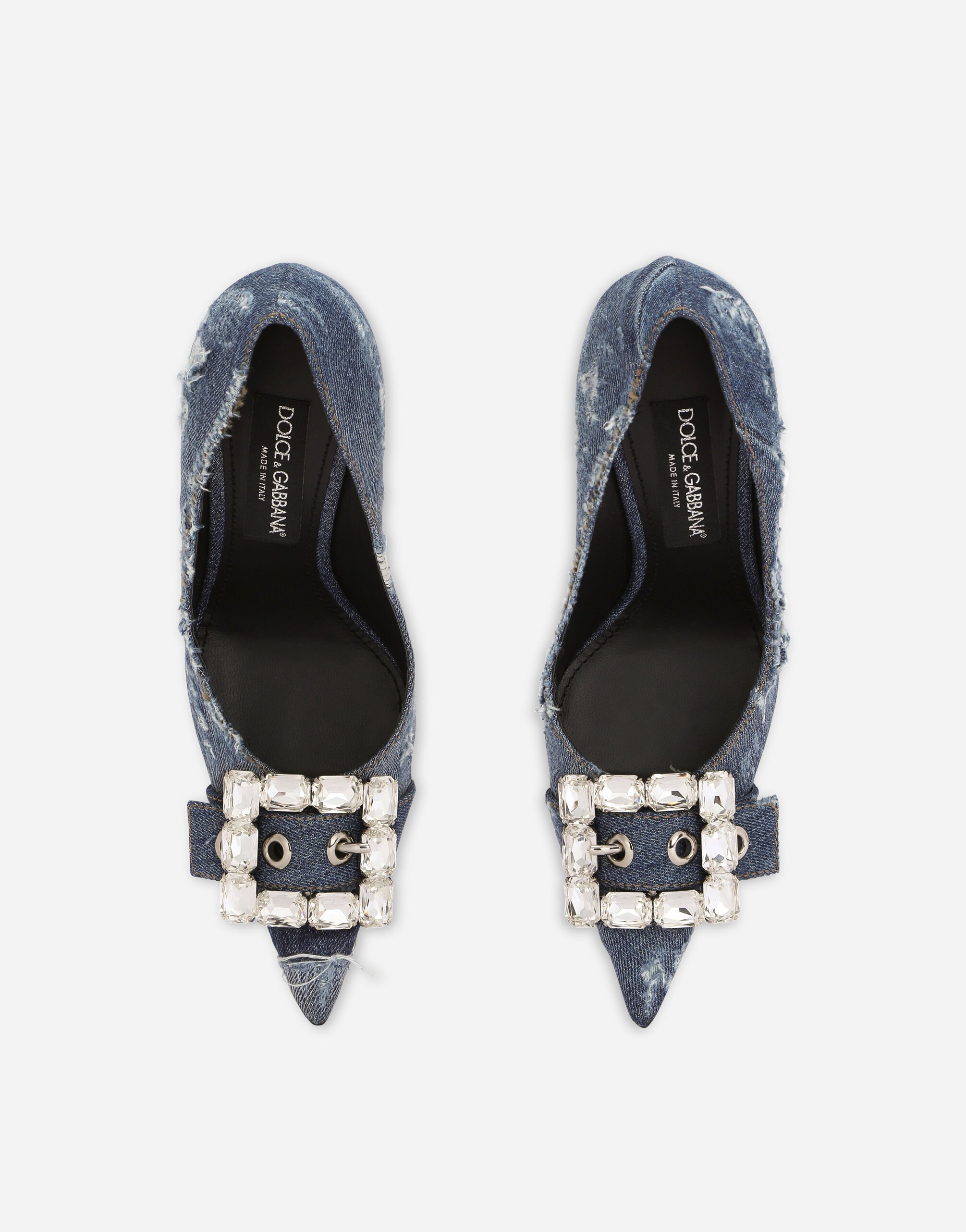 Dolce and hotsell gabbana rhinestone shoes