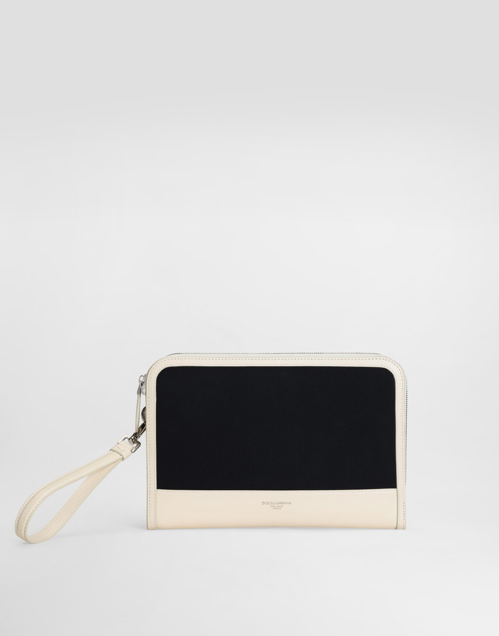 Multicolorのメンズ アテネ コットン クラッチ バッグ | Dolce&Gabbana®