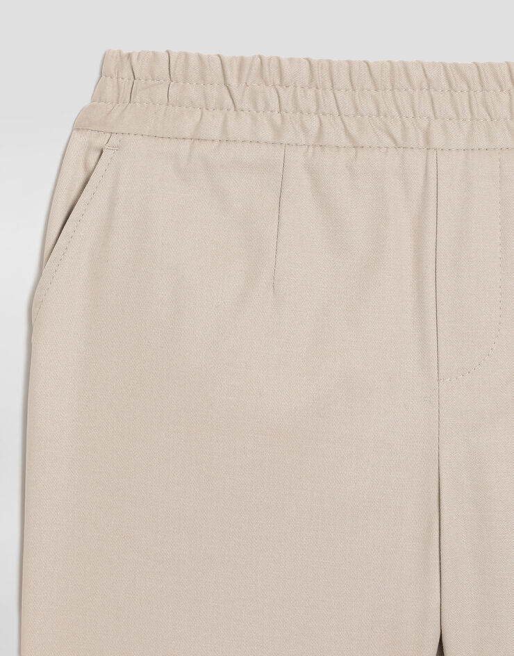 Dolce & Gabbana Cotton gabardine bermuda shorts Green L44Q29FUFNV