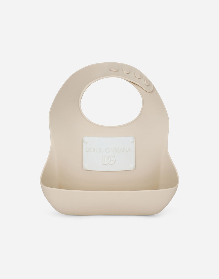 Dolce & Gabbana Lätzchen aus Silikon Beige LN5H41G7M7H