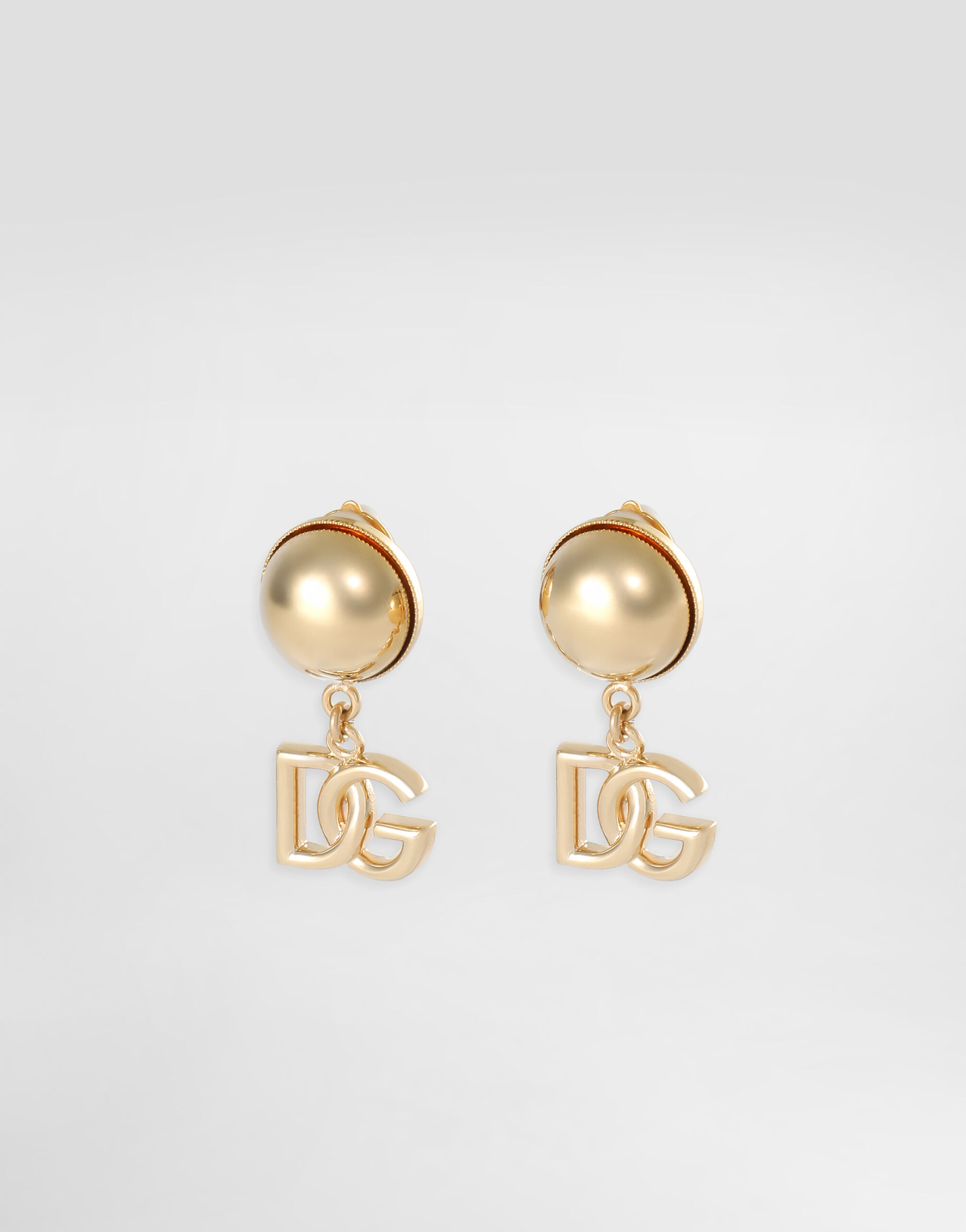 DG clip earrings in Gold for Women | Dolce&Gabbana® US