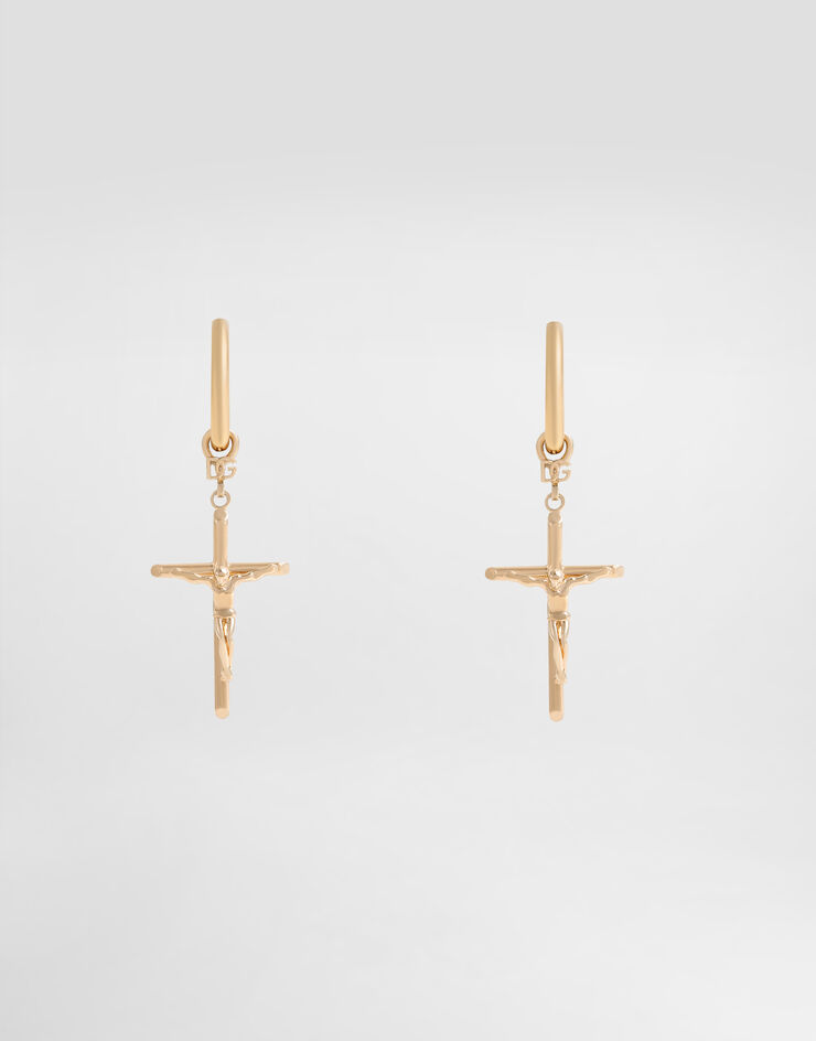 Dolce & Gabbana Stud earrings with “DNA” crosses Gold WEQ1D2W1111