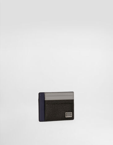 Dolce & Gabbana Tarjetero de dauphine Negro BP3325A6N72