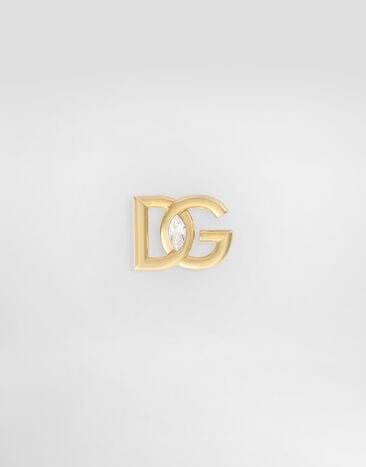 Dolce & Gabbana Rhinestone logo brooch Gold WPS3L1W1111