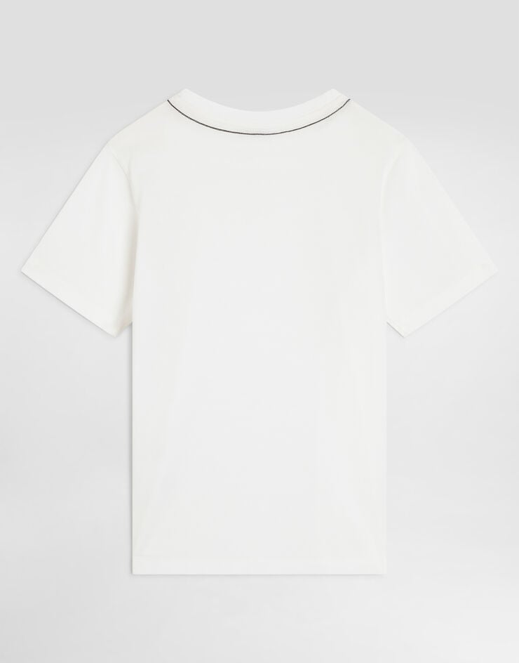 Dolce & Gabbana Jersey t-shirt with logo Dolce & Gabbana Jersey t-shirt with logo White L4JTHUG7QK1