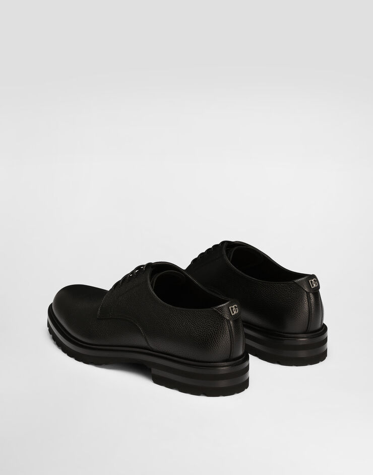 Dolce & Gabbana Derby in pelle di vitello granato Nero A10852A9P45