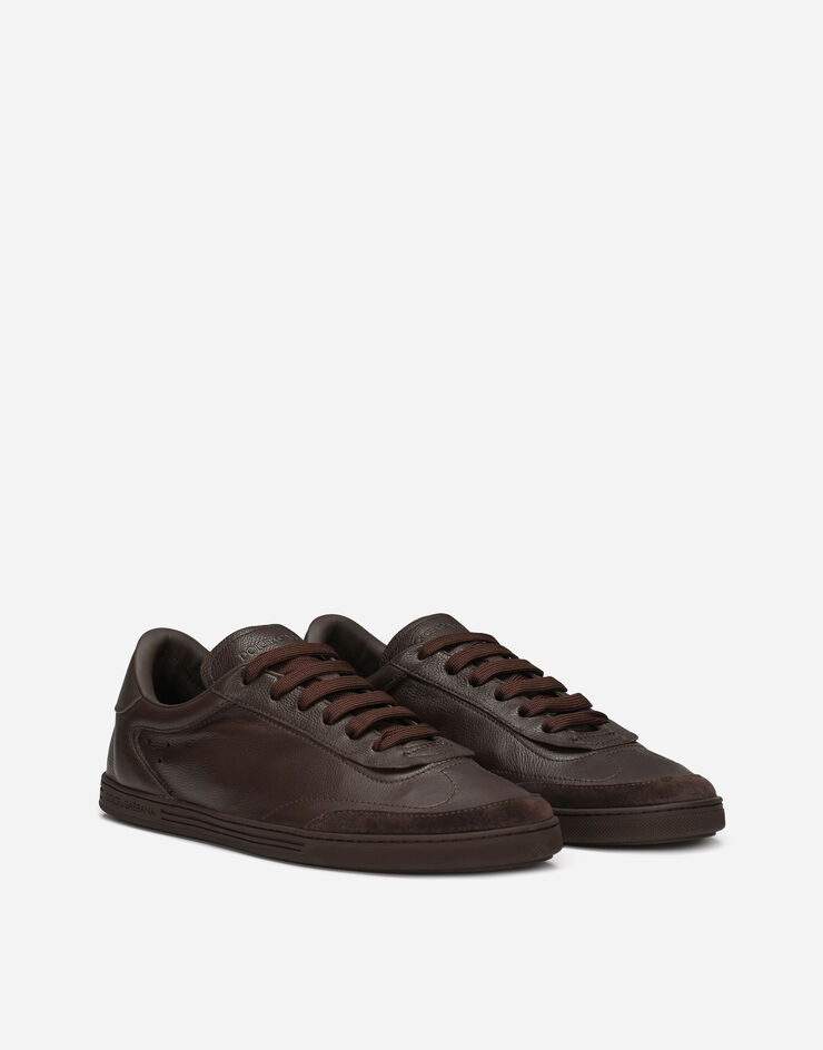 Dolce & Gabbana Sneaker Saint Tropez aus Kalbsleder Braun CS2255AR833