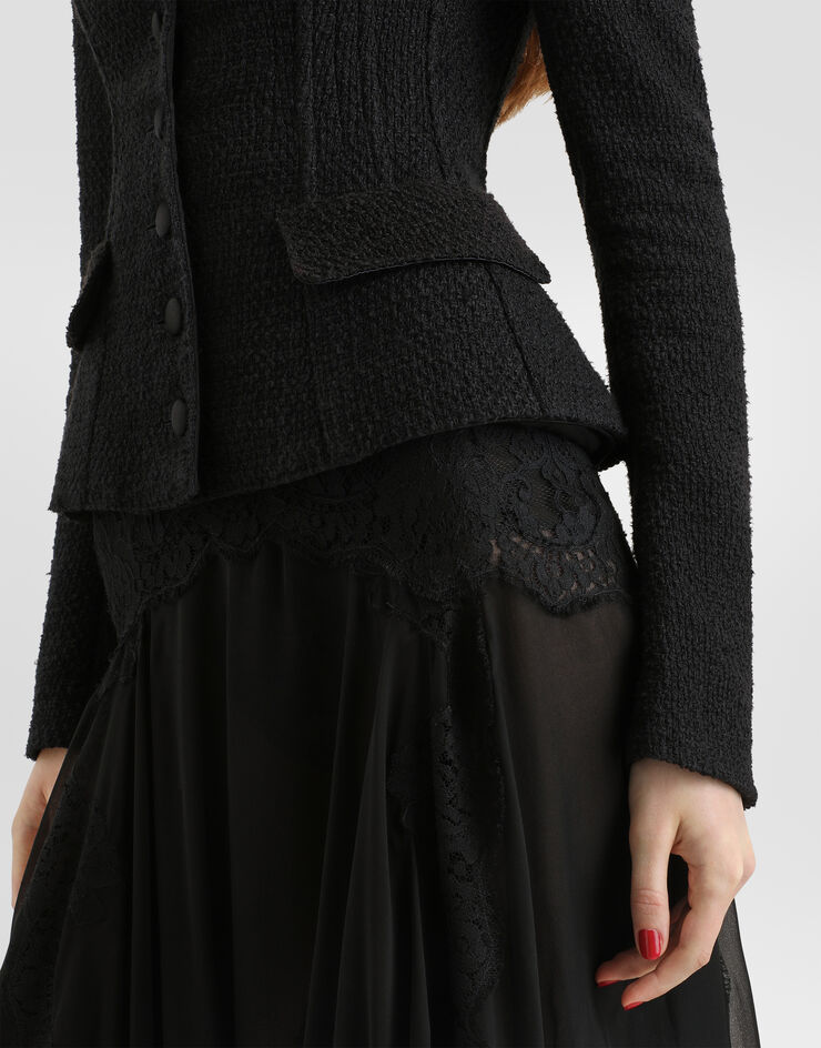 Dolce & Gabbana Tweed jacket Dolce & Gabbana Tweed jacket Black F27EUTFUTB2