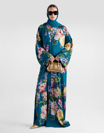 Dolce & Gabbana Peony-print silk vanity trousers Multicolor I3J50WFSA8R