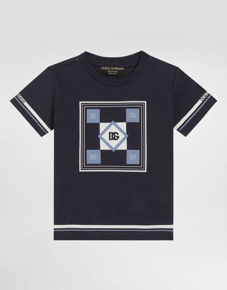 Dolce & Gabbana Jersey T-shirt with print Multicolor L1JT7WII7HO