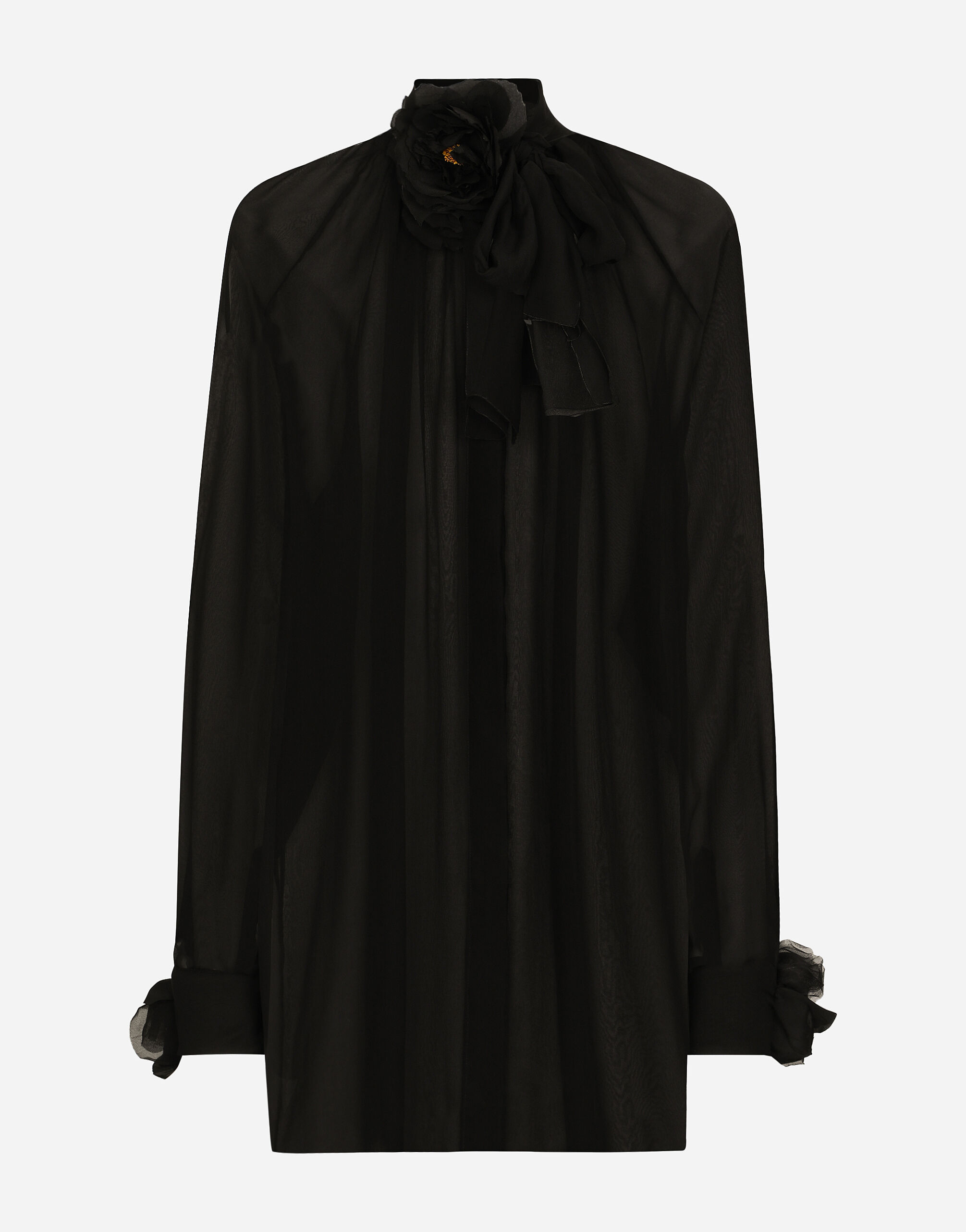 Camicia con collo a sciarpa hotsell