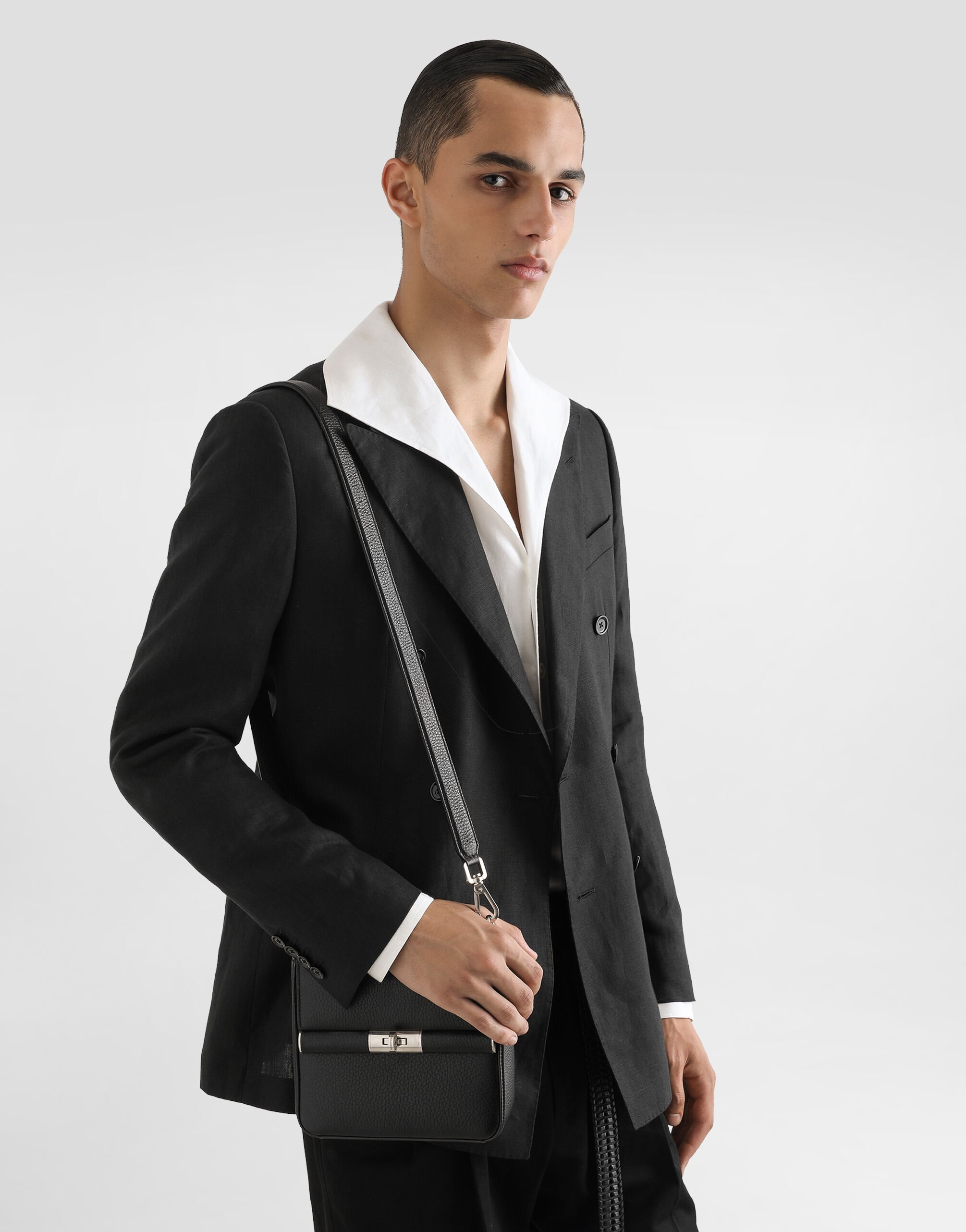 Deerskin bag in Black for Men | Dolce&Gabbana® US