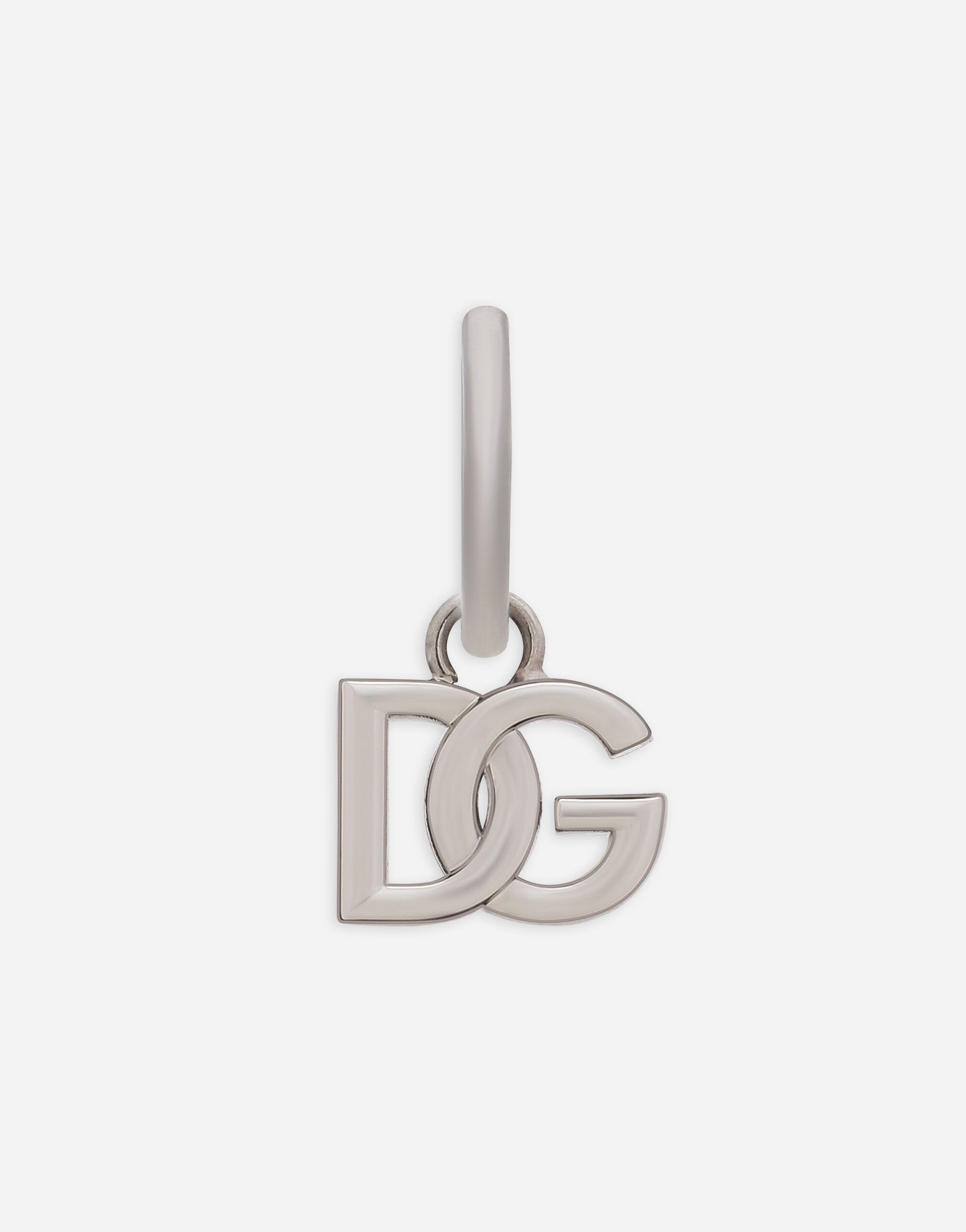 Dolce & Gabbana Single DG logo earring Black VG440AVP187