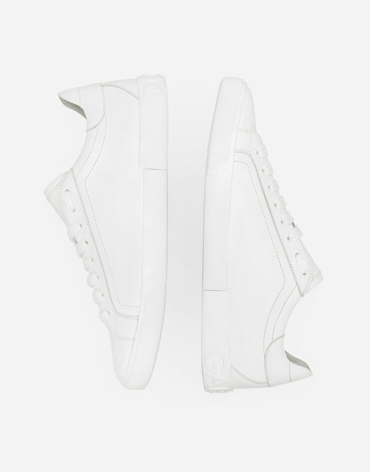 Dolce & Gabbana Portofino vintage calfskin sneakers White CS2203A1065