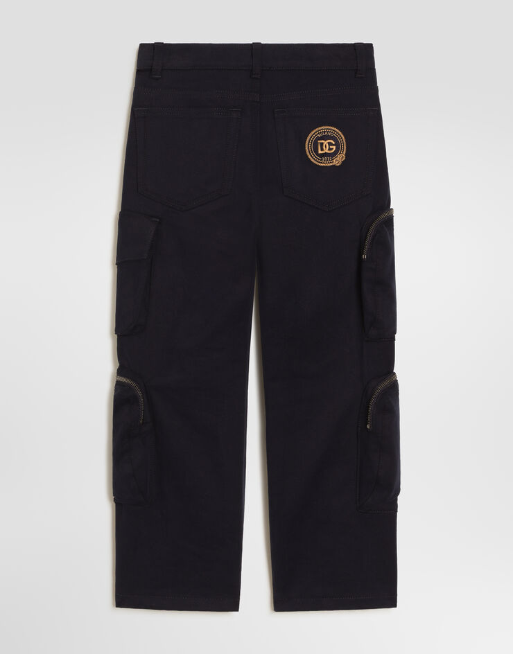 Dolce & Gabbana 5-pocket cotton trousers Blue L42F68FUFOG