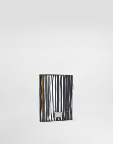 Dolce & Gabbana Stripe-print wallet in calfskin Dolce & Gabbana Stripe-print wallet in calfskin Multicolor BP3461A0692