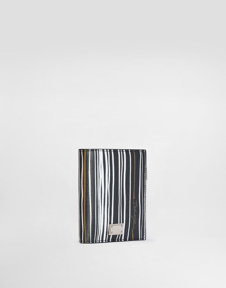 Dolce & Gabbana Stripe-print wallet in calfskin Dolce & Gabbana Stripe-print wallet in calfskin Multicolor BP3461A0692