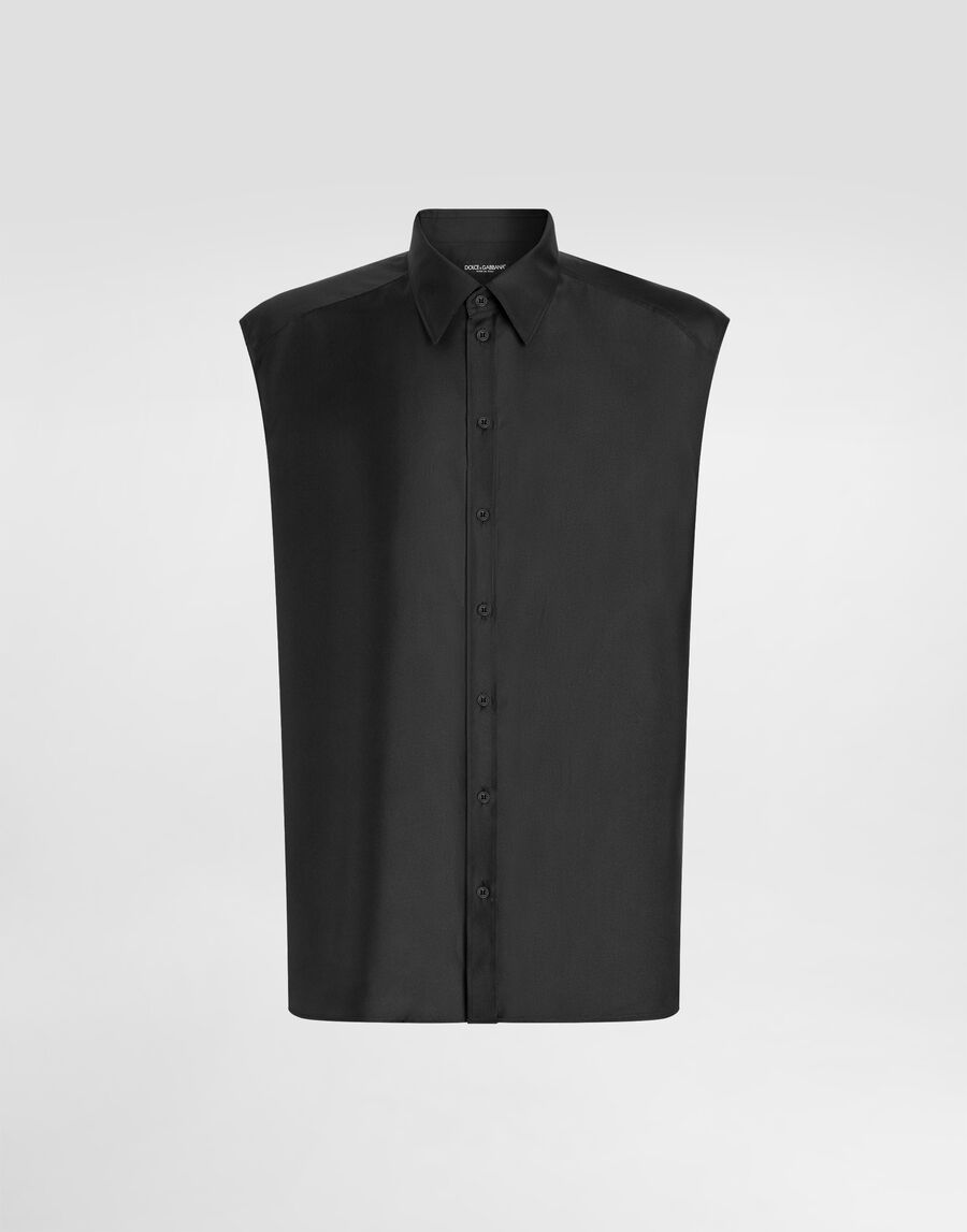 Silk twill shirt