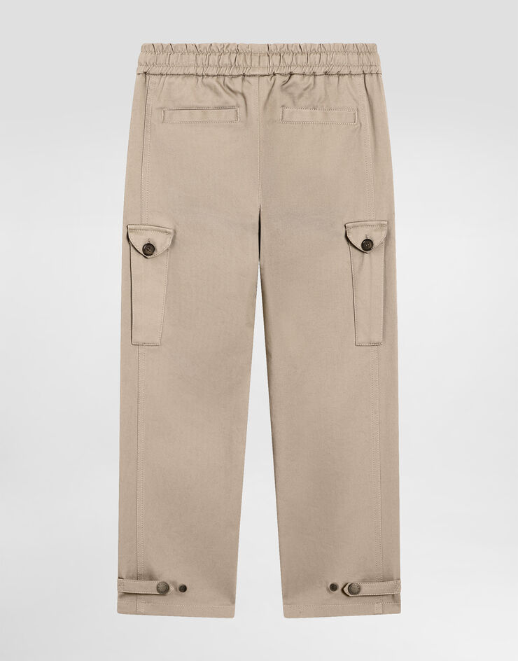 Dolce & Gabbana Gabardine trousers Beige L44P97FUFL3