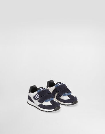 Dolce & Gabbana DG Cushion mesh and suede sneakers Multicolor DN0229AY128