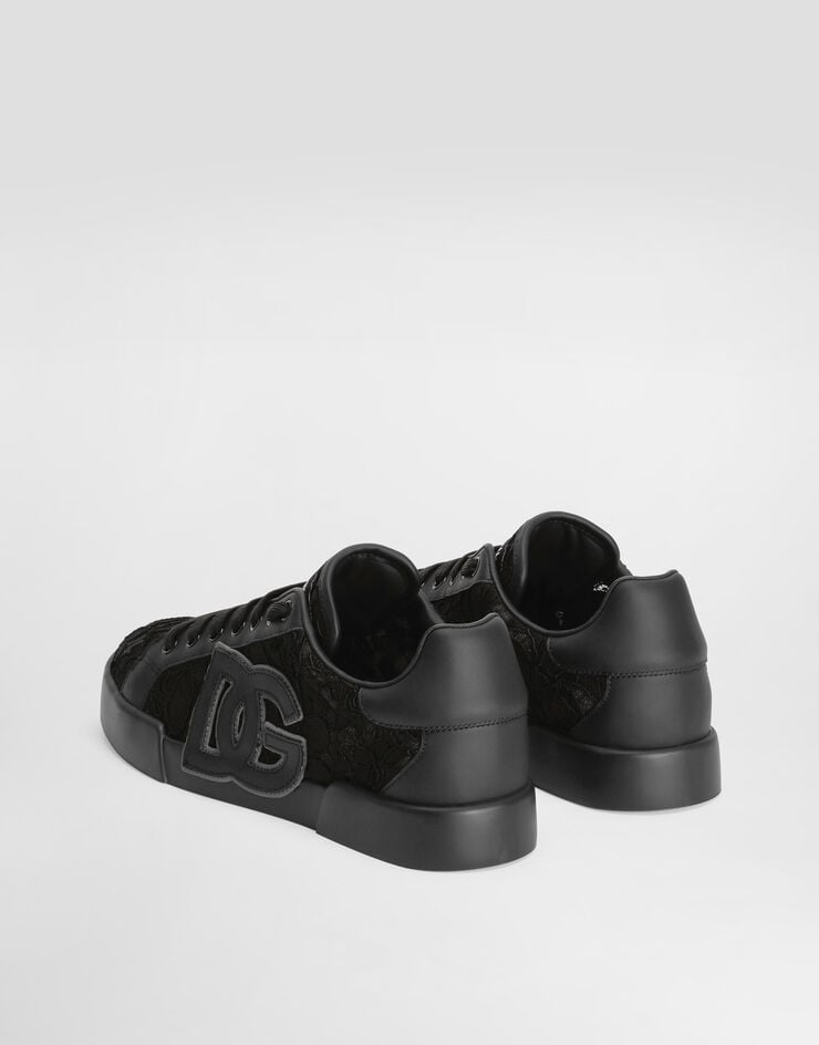 Dolce & Gabbana Sneaker Portofino light strobel in pizzo taormina Multicolore CK2343AI446