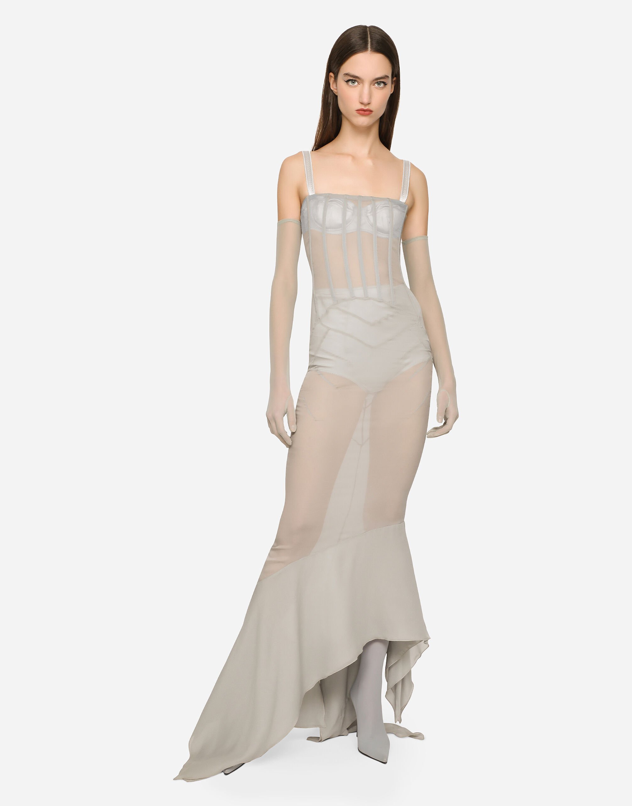 Vestito lungo dolce e gabbana discount