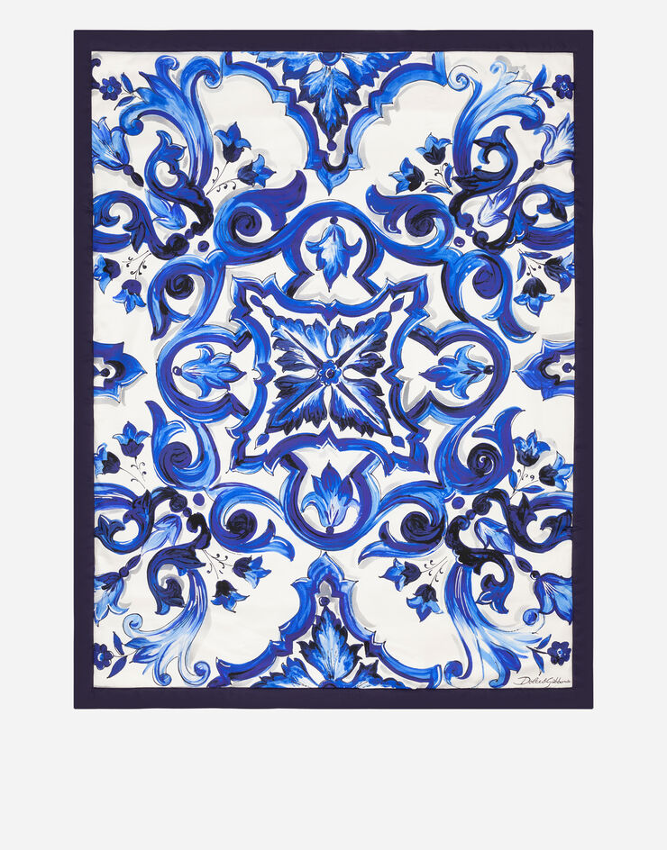 Dolce & Gabbana Silk Quilt Blanket Multicolore TCE014TCAB7