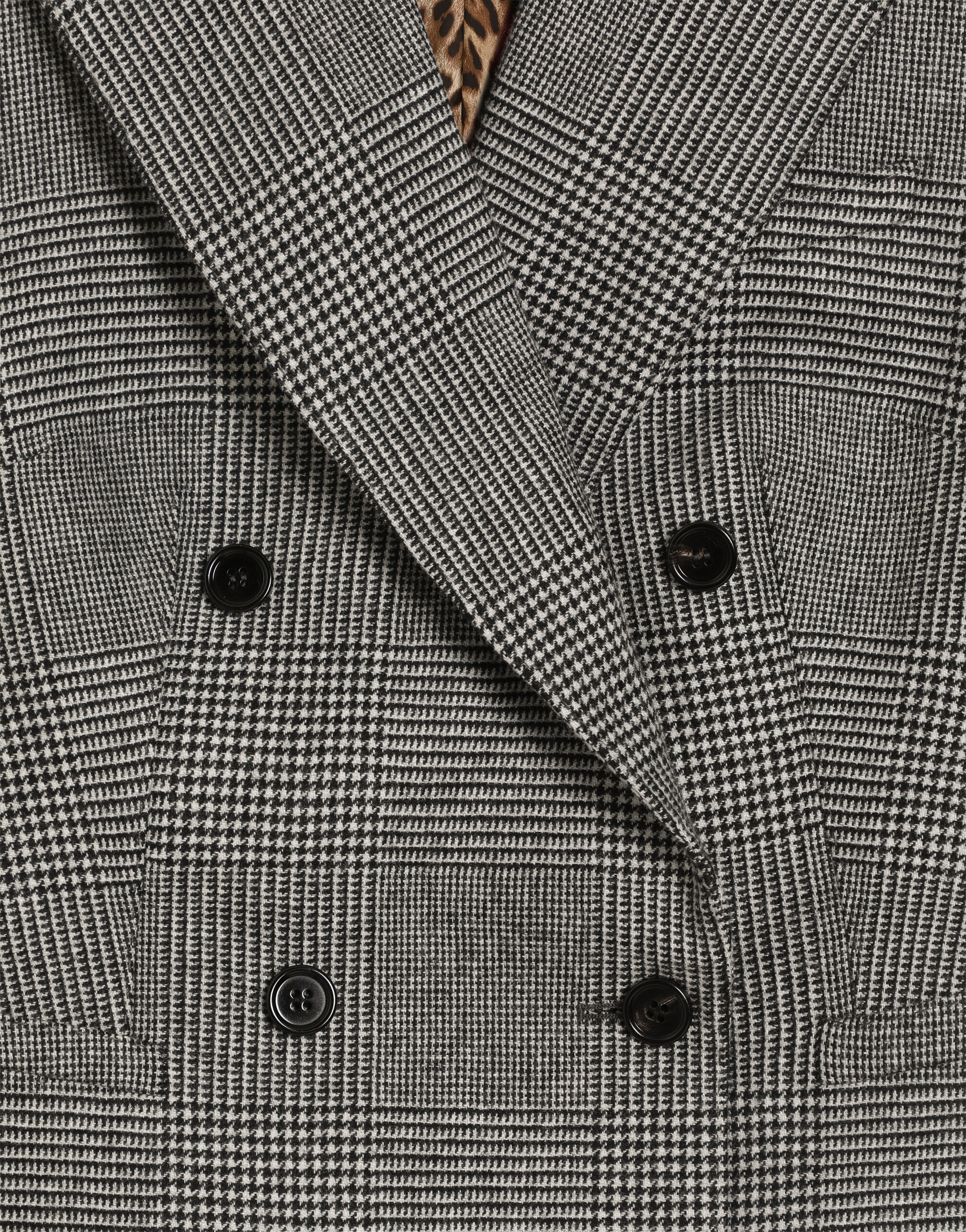 Vest in glen plaid flannel - thumbnail 4