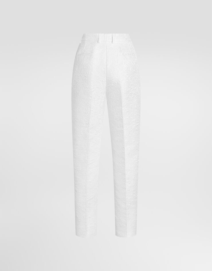Dolce & Gabbana Brocade trousers Dolce & Gabbana Brocade trousers White FTAM2THJMR4