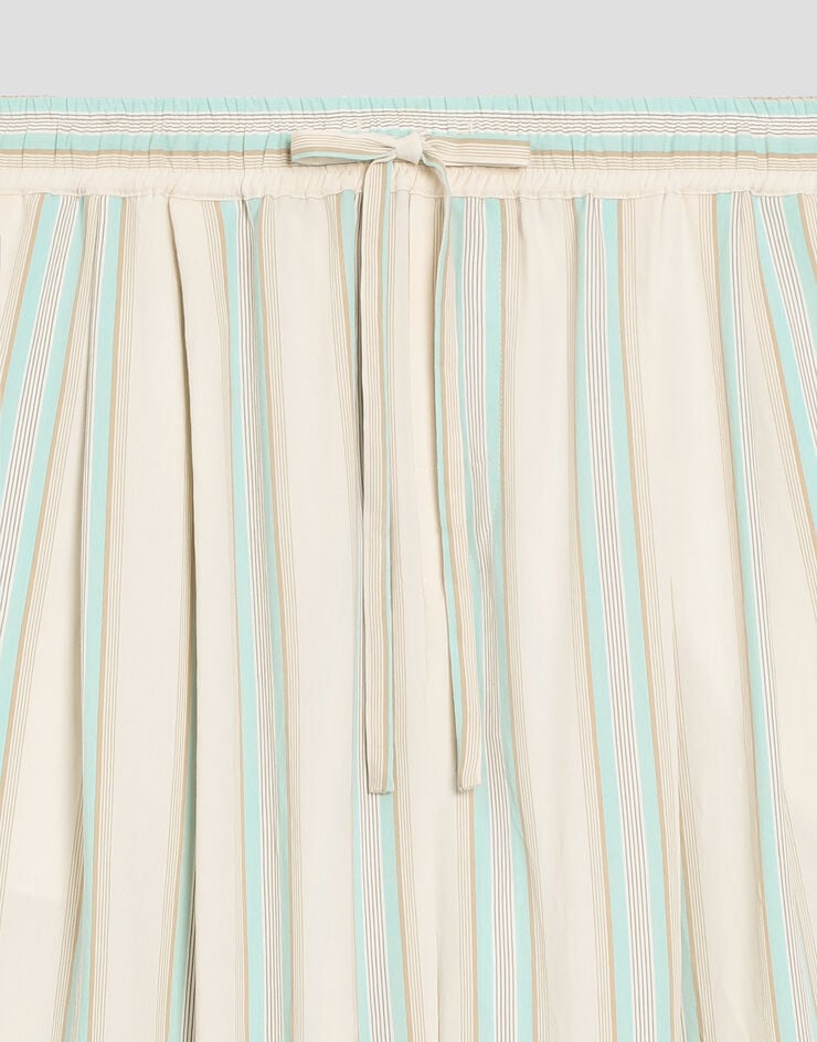 Dolce & Gabbana Hose vanity aus canvas in Streifenoptik Multicolor GP1N9TFBMFZ