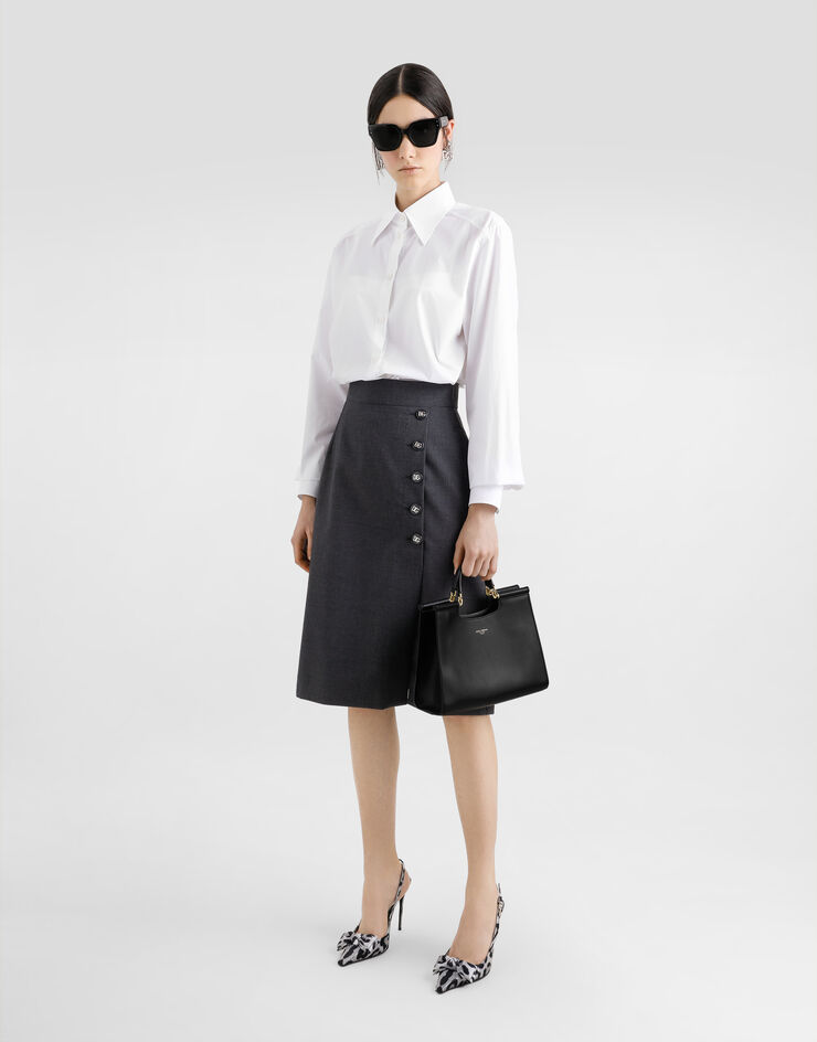 Dolce & Gabbana Shopper Sicily klein Schwarz BB7728B7321
