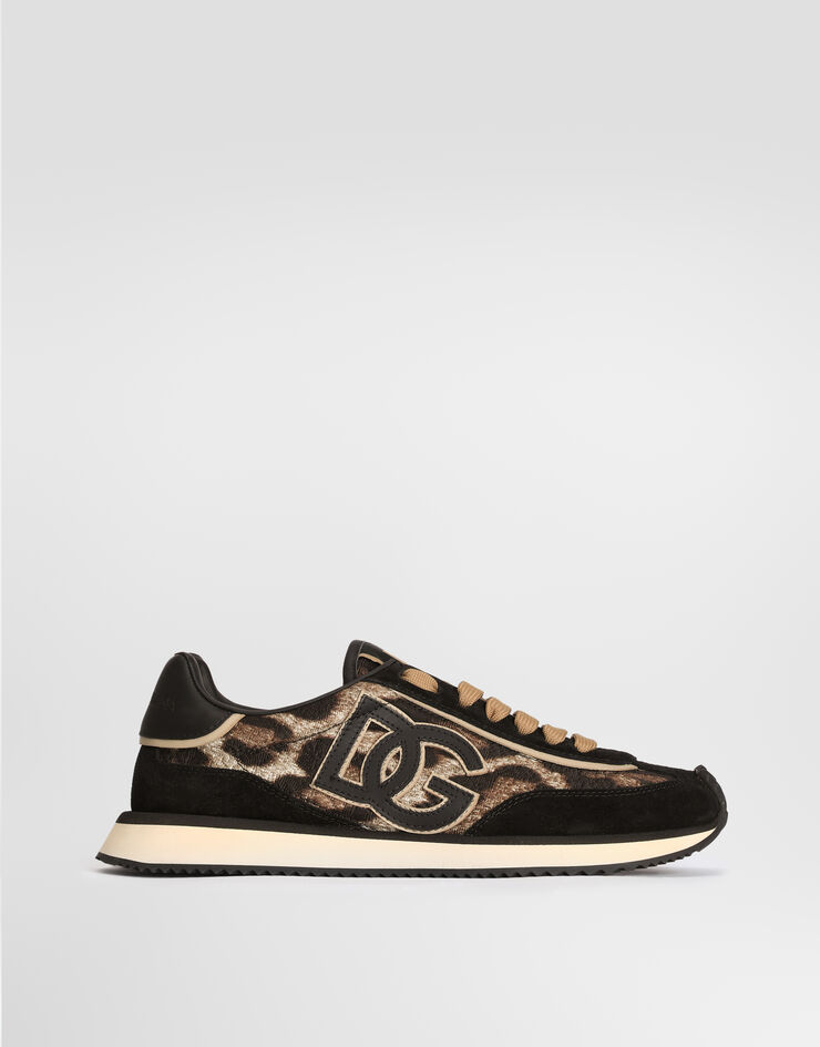 Dolce & Gabbana Leo-print fabric DG Cushion sneakers Print CK2288A3L89