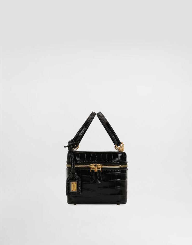 Dolce & Gabbana Sicily handbag in alligator leather Black BB7715B2EM0