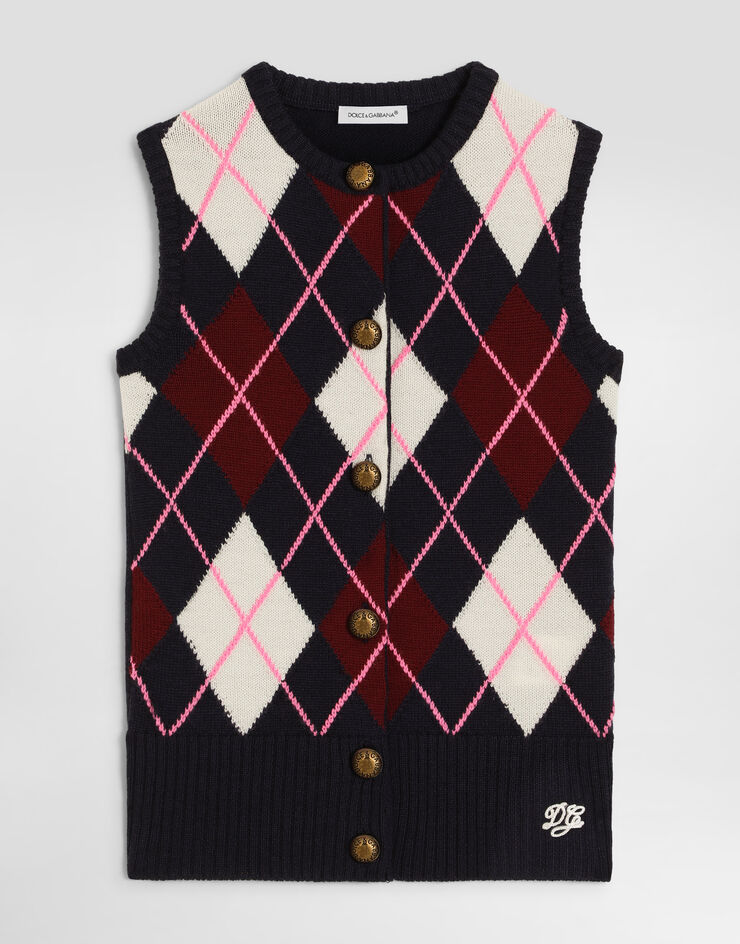 Dolce & Gabbana Virgin wool sweater vest  L5KWNCJDVGZ