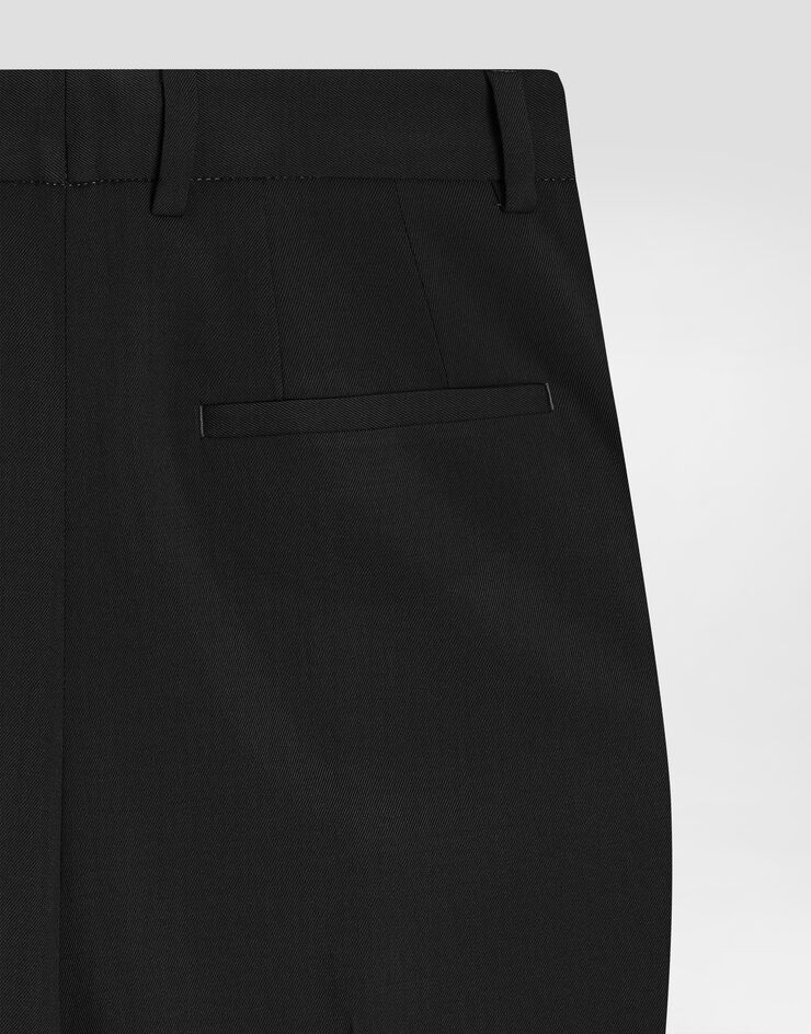 Dolce & Gabbana Pantaloni in lana Dolce & Gabbana Pantaloni in lana Nero FTAM2TGDDPS