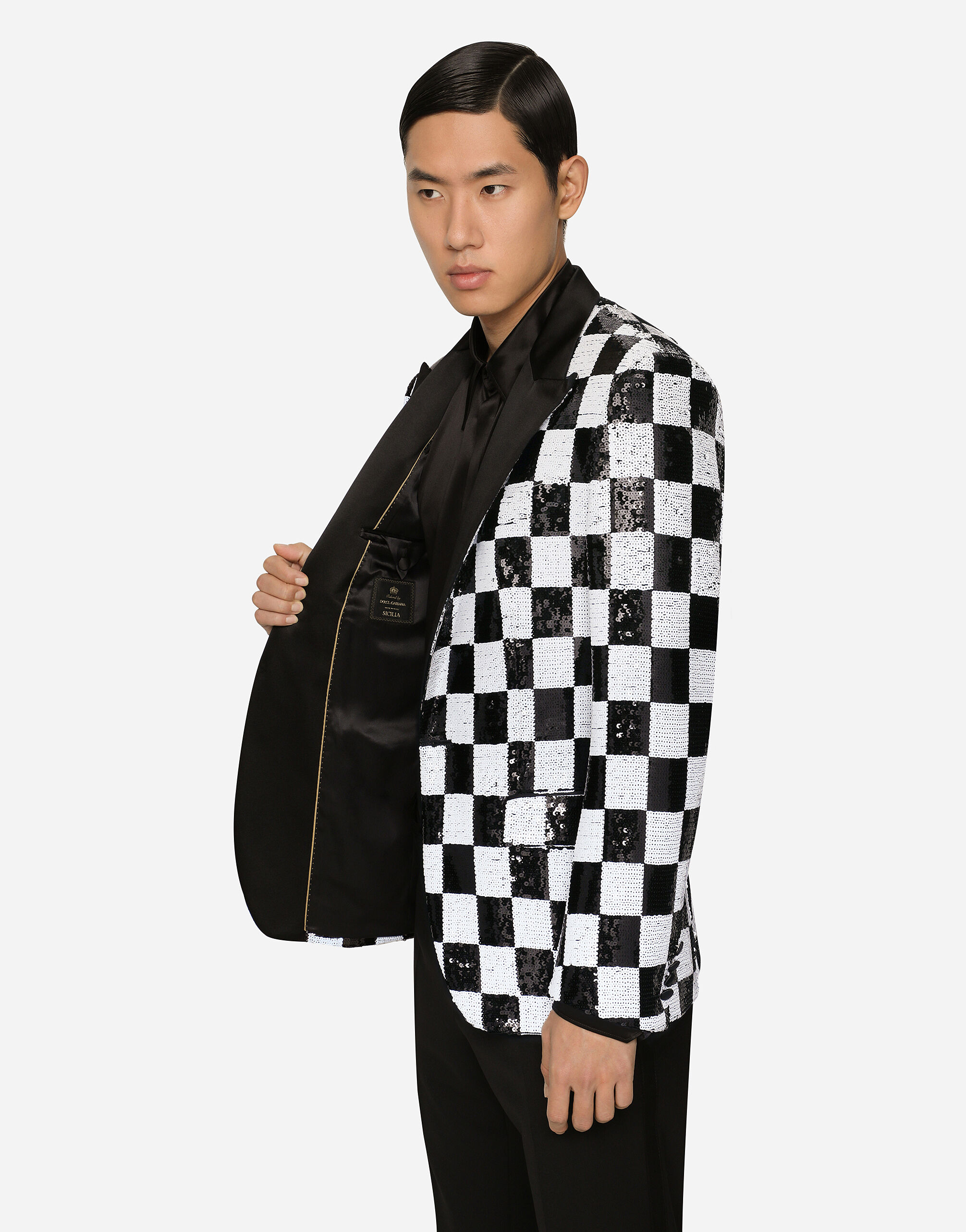 Veste paillette multicolore clearance