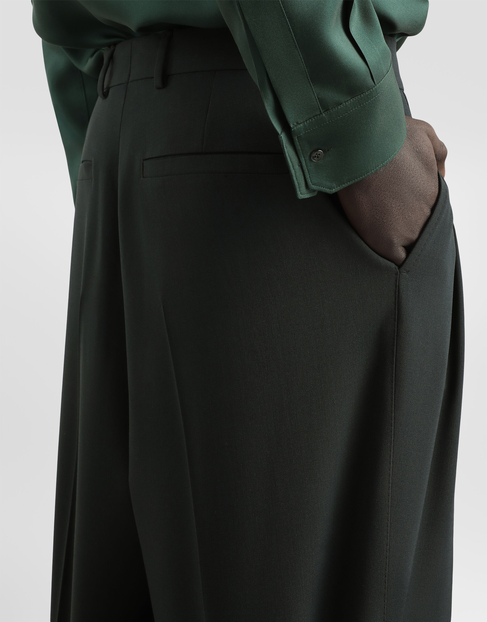 Micro-rib trousers - thumbnail 5