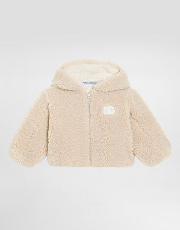 Dolce & Gabbana Faux fur jacket White L1JC37FUP7K