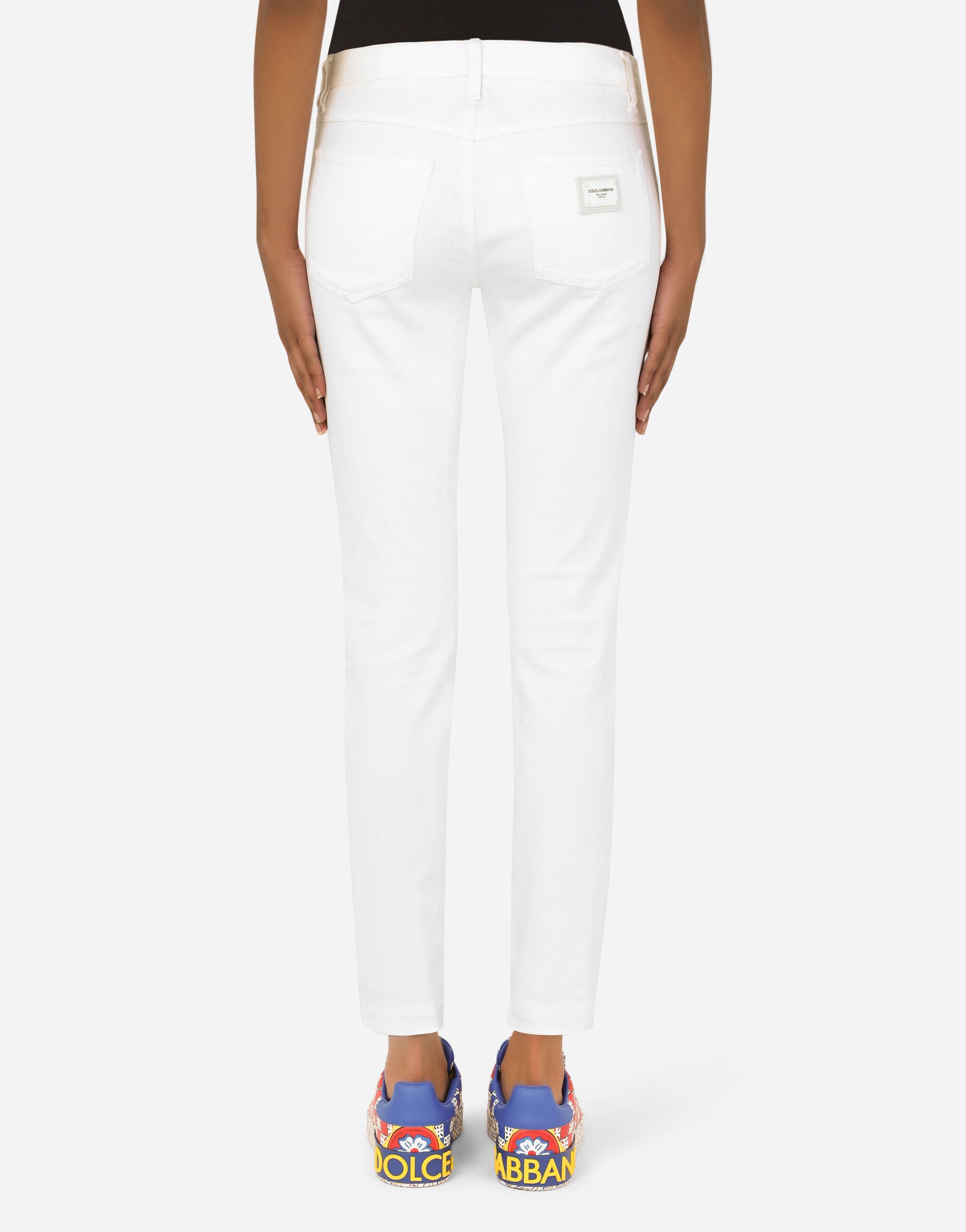 Dolce and gabbana white jeans 2025