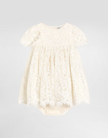 Dolce & Gabbana Lace dress with bloomers White L24DS3HLMQQ