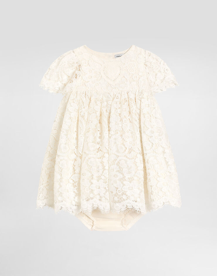Dolce & Gabbana Lace dress with bloomers White L24DS3HLMQQ