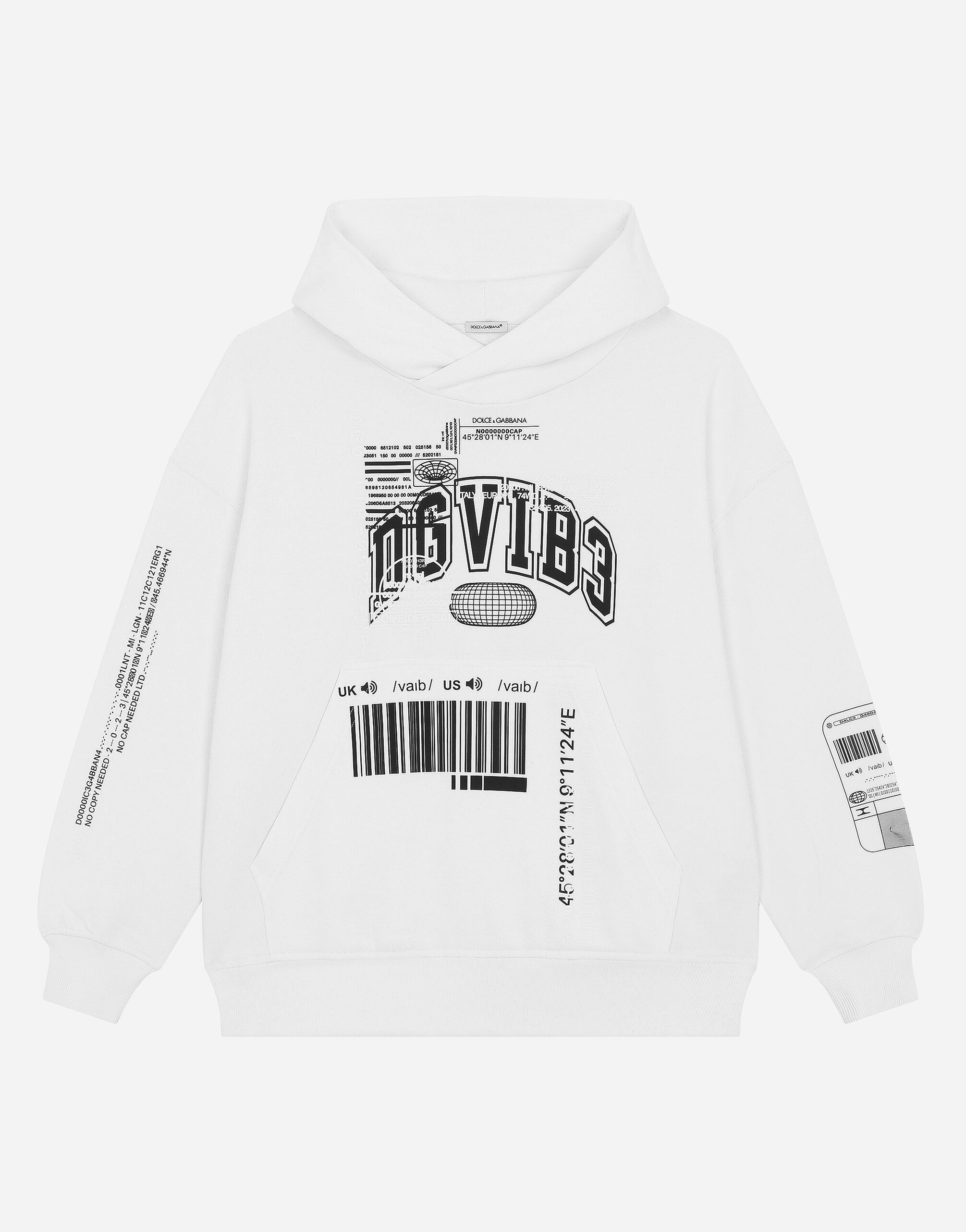 Dolce and clearance gabbana white hoodie