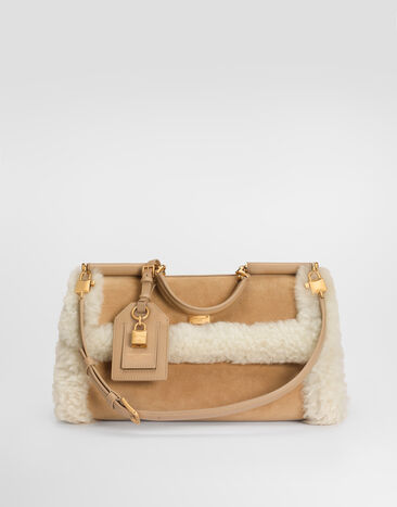 Dolce & Gabbana Medium My Sicily handbag in sheepskin, split and smooth calfskin Multicolor BB7782BQ539