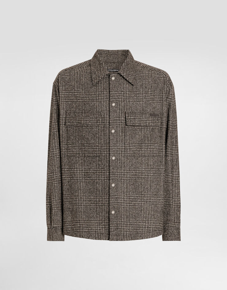 Dolce & Gabbana Glen plaid shirt Multicolor G5MM6TFQMKD