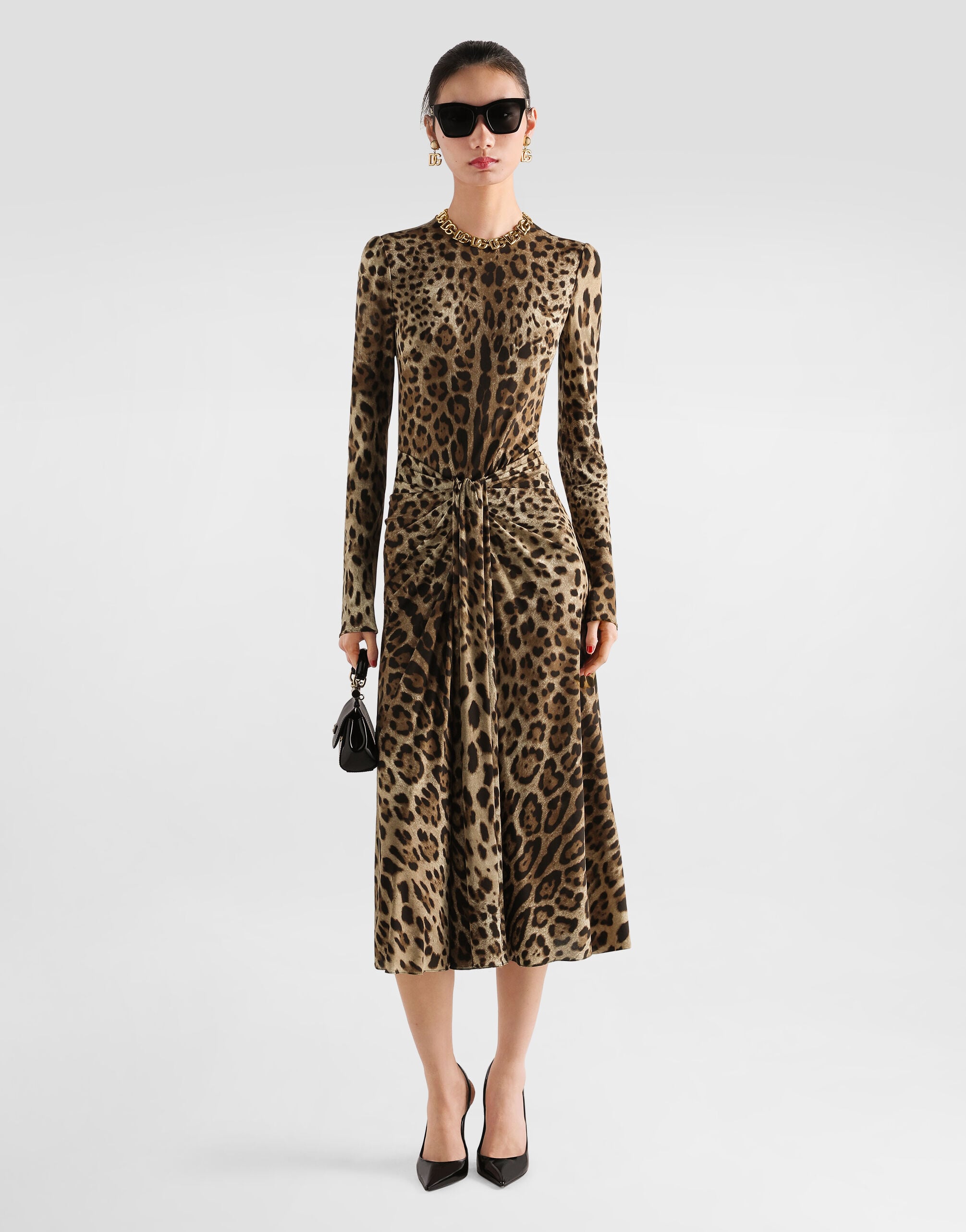レディース Dolce & Gabbana ゴールド パーティードレス 40