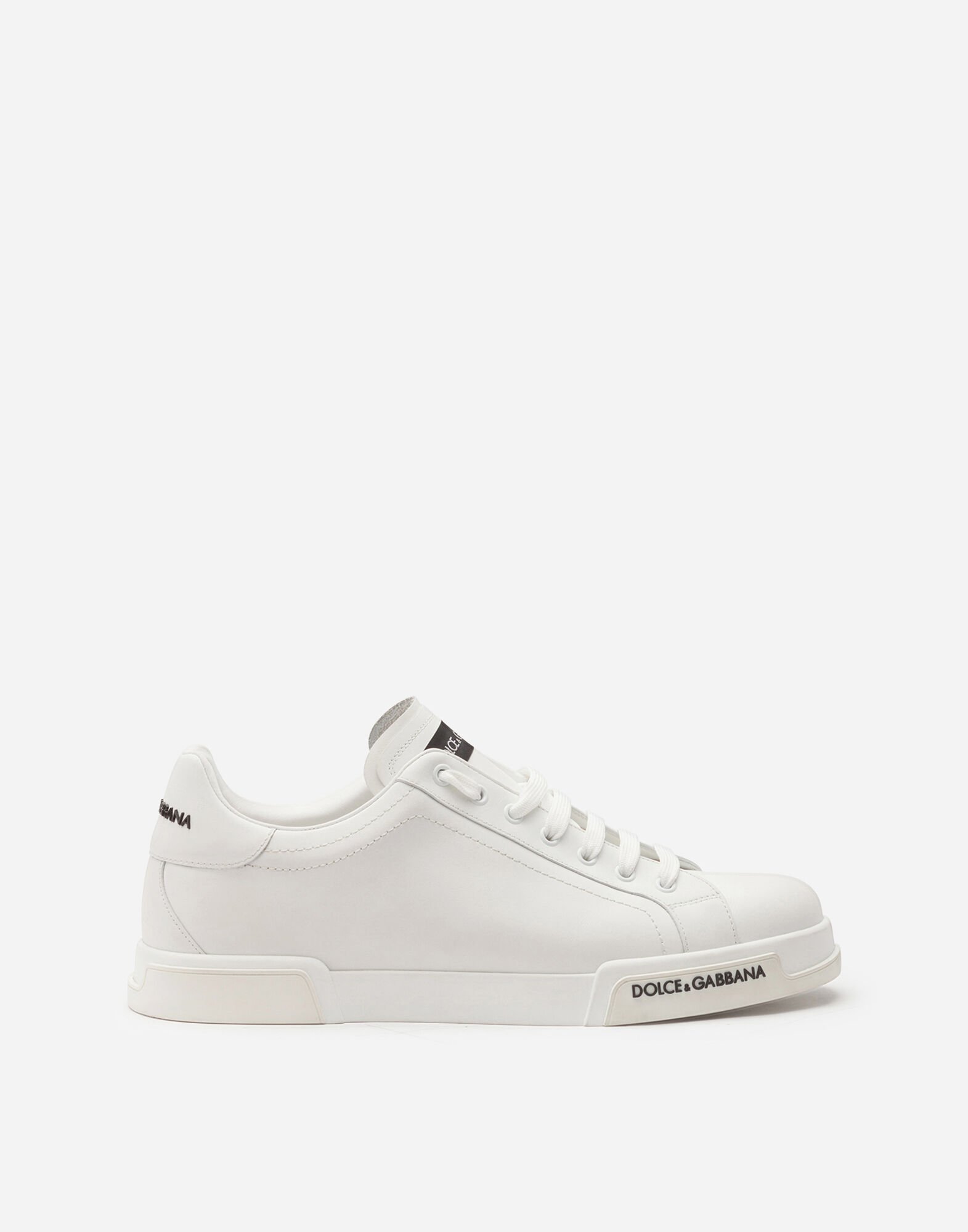 Dolce & Gabbana Calfskin nappa Portofino sneakers White CS2213AA335