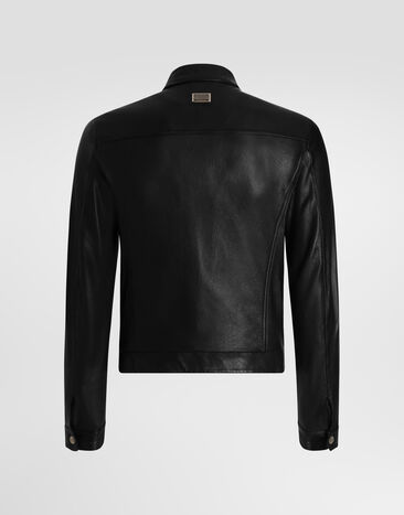 Dolce & Gabbana Leather jacket Dolce & Gabbana Leather jacket Black G9ANZLGJ025