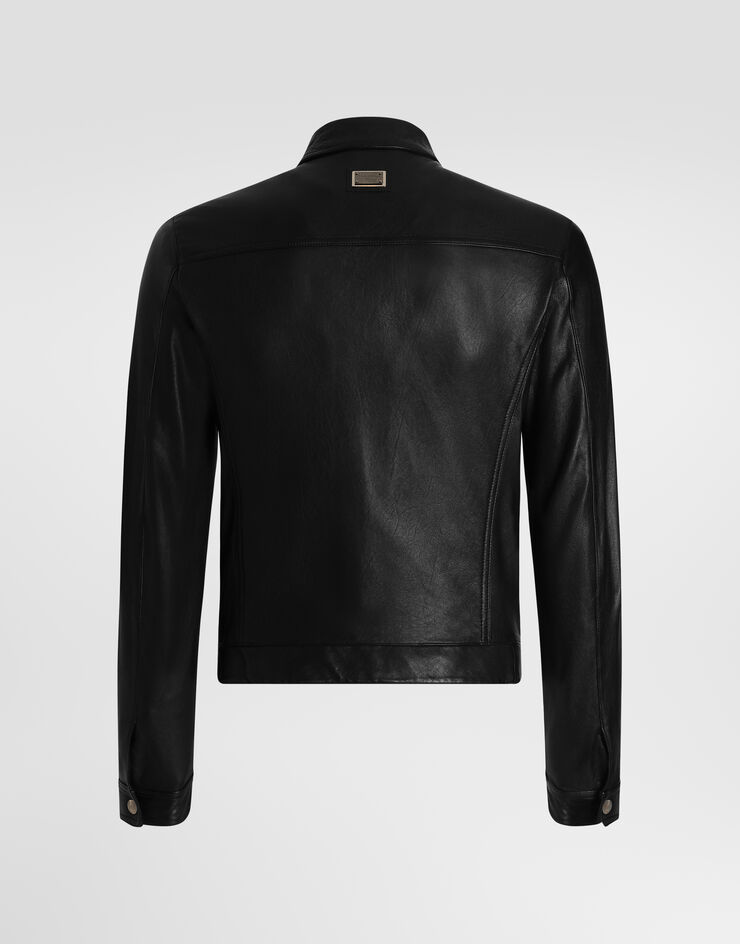 Dolce & Gabbana Leather jacket Dolce & Gabbana Leather jacket Black G9ANZLGJ025