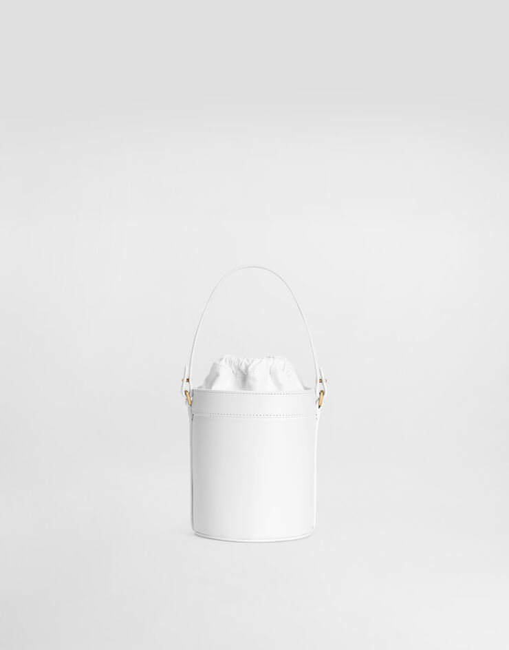 Dolce & Gabbana Nappa calfskin bucket bag White EB0266A1065