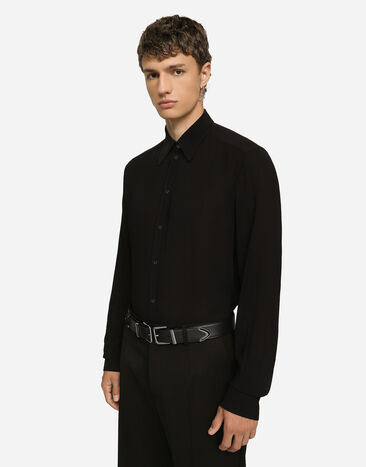 Dolce&Gabbana Pendiente de aro con colgante de cruz Plateado WEP7S1W1111
